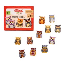 Игра настольная Десятое Королевство «МЕМО Совы. Far far land wood», 24 шт.
