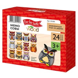 Игра настольная Десятое Королевство «МЕМО Совы. Far far land wood», 24 шт.