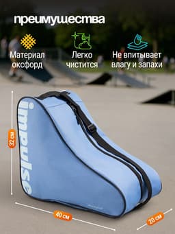 Сумка для коньков и роликов ONLYTOP Impulse, 40×32×20 см