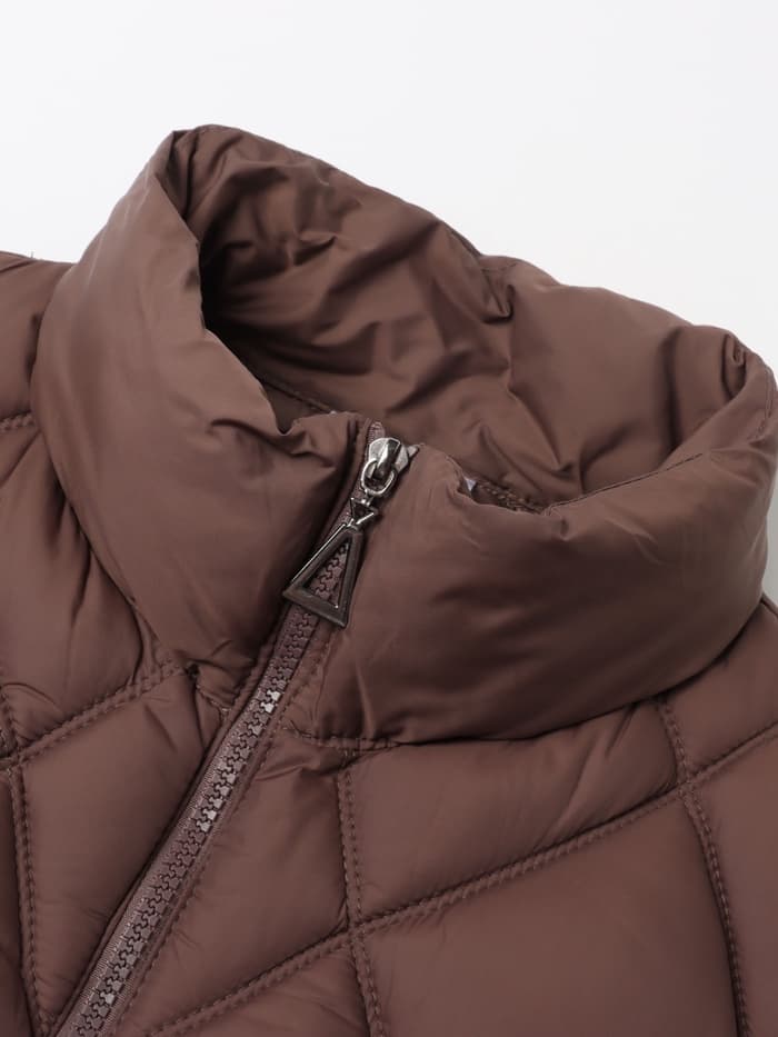 Жилет женский демисезонный на молнии Collorista, кофейный, размер 42