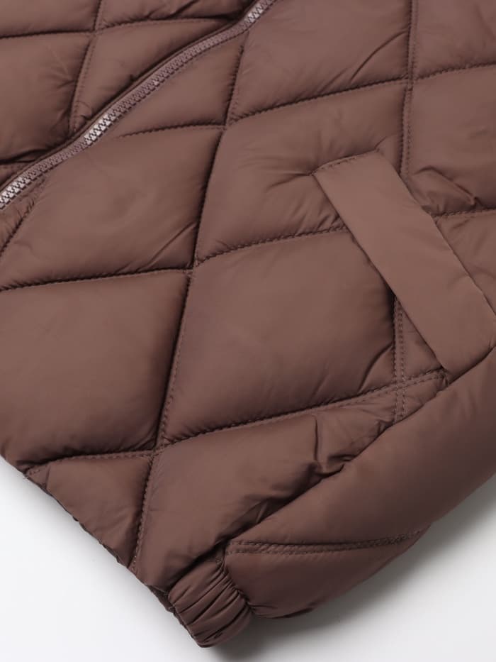 Жилет женский демисезонный на молнии Collorista, кофейный, размер 42