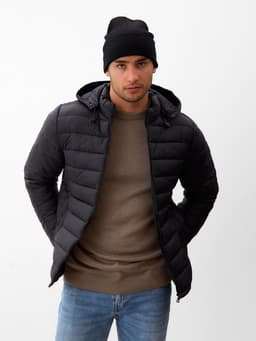 Куртка мужская на молнии Collorista, размер 50, чёрная