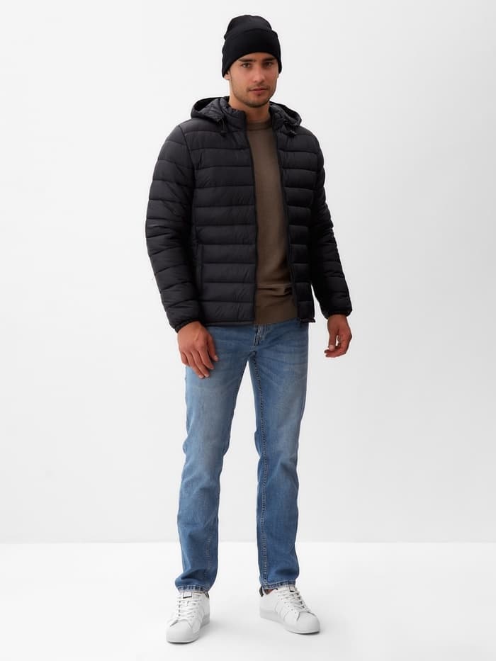 Куртка мужская на молнии Collorista, размер 50, чёрная