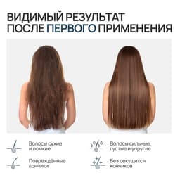 Бальзам для волос, комплекс масел и экстрактов, укрепление и восстановление, 470 мл, URAL LAB