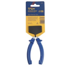 Длинногубцы ТУНДРА, CrV, шлифованные, пластиковые рукоятки, 160 мм