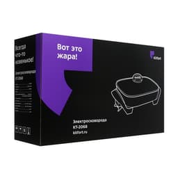 Сковорода электрическая Kitfort KT-2068, 2200 Вт, 7 л, чёрная