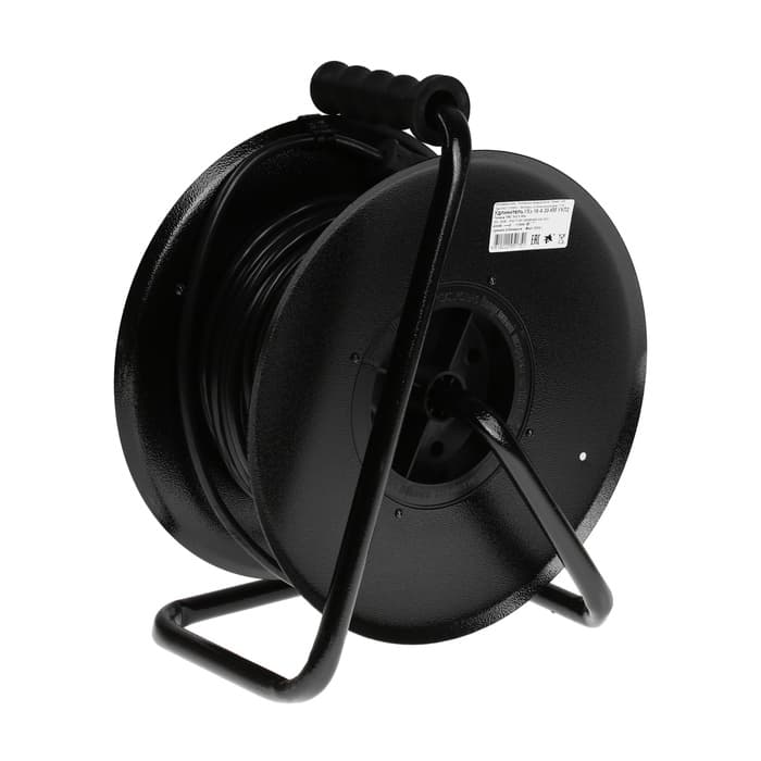 Удлинитель на катушке 30 м, 16 А, 250 В, IP20, ПВС 3×2.5, каркас металл