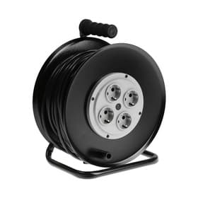 Удлинитель на катушке 50 м, 16 А, 250 В, IP20, ПВС 3×2.5, каркас металл