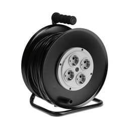 Удлинитель на катушке 50 м, 16 А, 250 В, IP20, ПВС 3×2.5, каркас металл