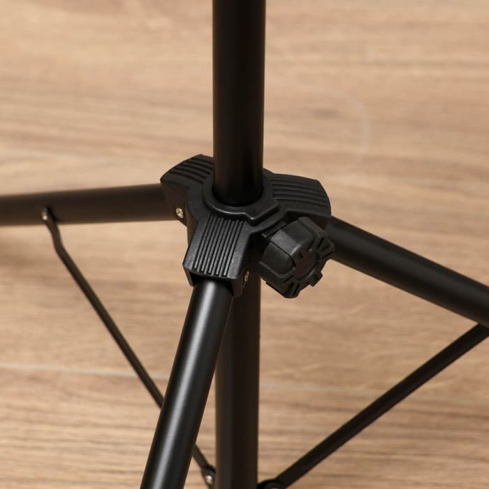 Набор барабанщика Music Life: пэд 8 дюймов, стойка, барабанные палочки, оранжевый