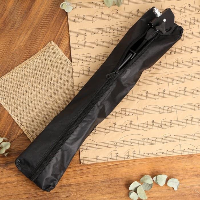 Набор барабанщика Music Life: пэд 8 дюймов, стойка, барабанные палочки, оранжевый