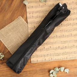 Набор барабанщика Music Life: пэд 8 дюймов, стойка, барабанные палочки, оранжевый