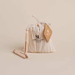 Набор прищепок SL Home, 20 шт., бамбук, 11×1.4 см