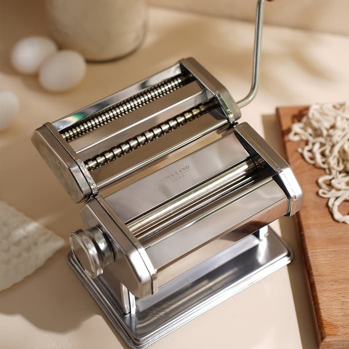 Лапшерезка ручная SL Home «Оливковая роща», 21×15×13.5 см, нержавеющая сталь, серебристая