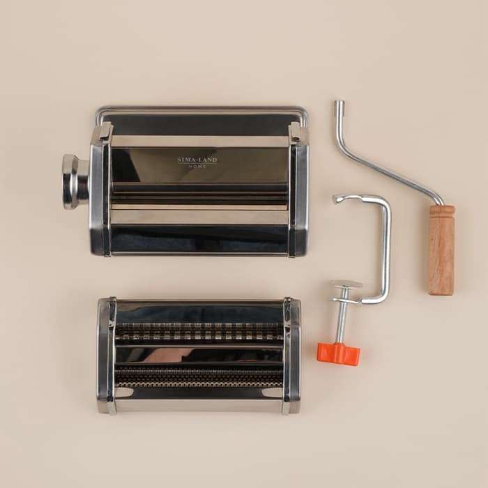 Лапшерезка ручная SL Home «Оливковая роща», 21×15×13.5 см, нержавеющая сталь, серебристая