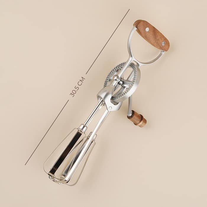 Венчик ручной SL Home Rueda, 30.5×11×7.5 см, серебристый