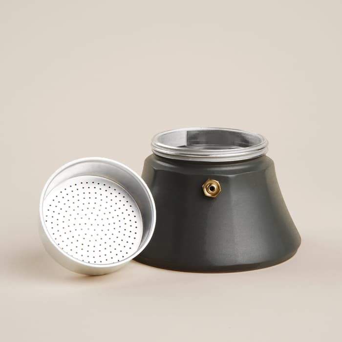 Кофеварка гейзерная SL Home «Ферамо», 150 мл, 11×15.5×12 см, алюминий, оливковая