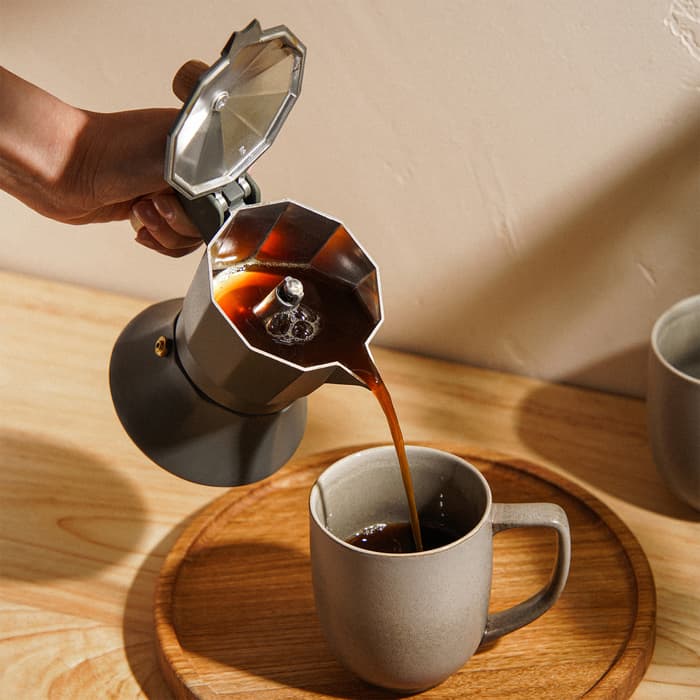 Кофеварка гейзерная SL Home «Ферамо», 150 мл, 11×15.5×12 см, алюминий, оливковая