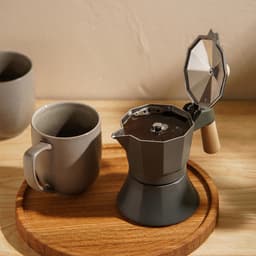 Кофеварка гейзерная SL Home «Ферамо», 150 мл, 11×15.5×12 см, алюминий, оливковая