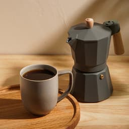 Кофеварка гейзерная SL Home «Ферамо», 300 мл, 11×15.5×20 см, алюминий, оливковая