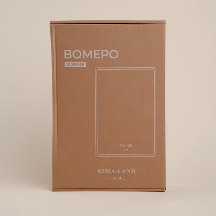 Пекарский камень SL Home «Вомеро», 30×20 см, толщина 1.5 см, бежевый