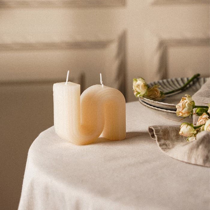 Свеча восковая, 9.3×8×2 см