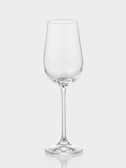 Бокалы для шампанского «Пион», 150 мл, набор 6 шт., стекло, прозрачные