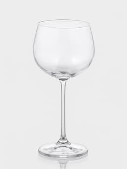 Бокалы для вина «Пион», 190 мл, набор 6 шт., стекло, прозрачные