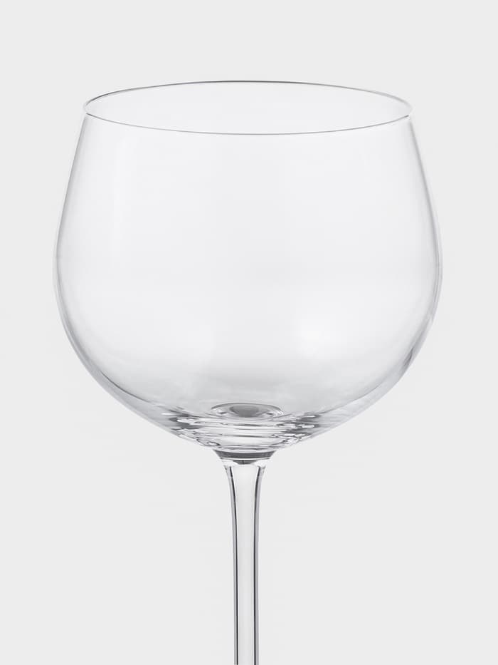 Бокалы для вина «Пион», 190 мл, набор 6 шт., стекло, прозрачные