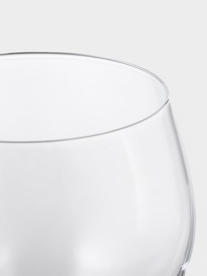 Бокалы для вина «Пион», 190 мл, набор 6 шт., стекло, прозрачные