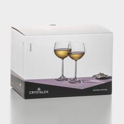 Бокалы для вина «Пион», 190 мл, набор 6 шт., стекло, прозрачные