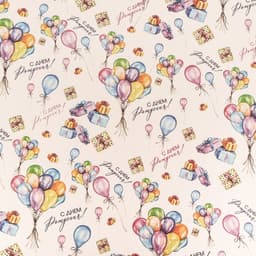 Бумага упаковочная крафт «Воздушный букет», 70×100 см,1 лист