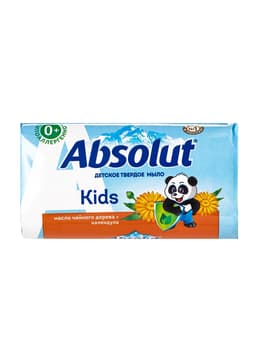 Мыло детское Absolut Kids «Календула», антибактериальное, 90 г