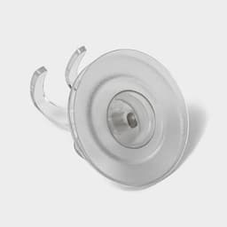 Держатель - крючок самоклеящийся Доляна Elemental, 6.3×6.5 см, прозрачный