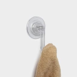 Держатель - крючок самоклеящийся Доляна Elemental, 11×6.5×6.5 см, прозрачный