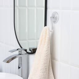 Держатель - крючок самоклеящийся Доляна Elemental, 11×6.5×6.5 см, прозрачный