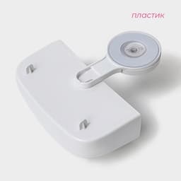 Полка для ванной Доляна Witlen, органайзер настенный, самоклеящийся, 16.5×6.5×17 см, белая