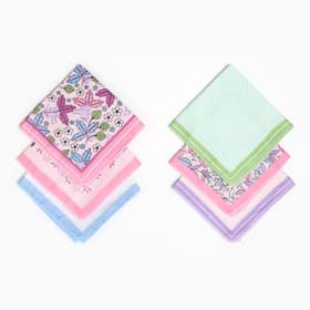 Платки носовые женские «Этель. Лето», 30×30 см, набор 12 шт., 100% хлопок, рисунок МИКС