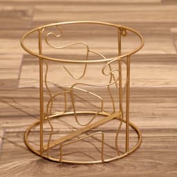 Кашпо на подставке «Зу», набор 3 шт., d=26 см, d=21 см, d=16 см, металл