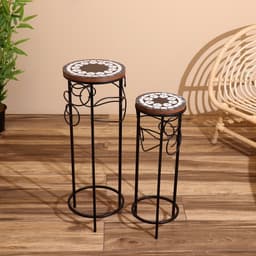 Подставка для цветов «Старс» (набор 2 шт.), диаметр 25 и 20 см