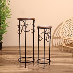 Подставка для цветов «Старс» (набор 2 шт.), диаметр 25 и 20 см