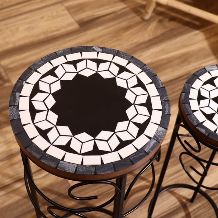 Подставка для цветов «Старс» (набор 2 шт.), диаметр 25 и 20 см