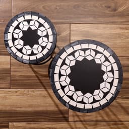 Подставка для цветов «Старс» (набор 2 шт.), диаметр 25 и 20 см