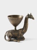 Конфетница «Жираф», 27×18×26 см, алюминий