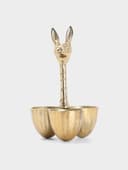 Менажница «Заяц», 14×14×24 см, алюминий