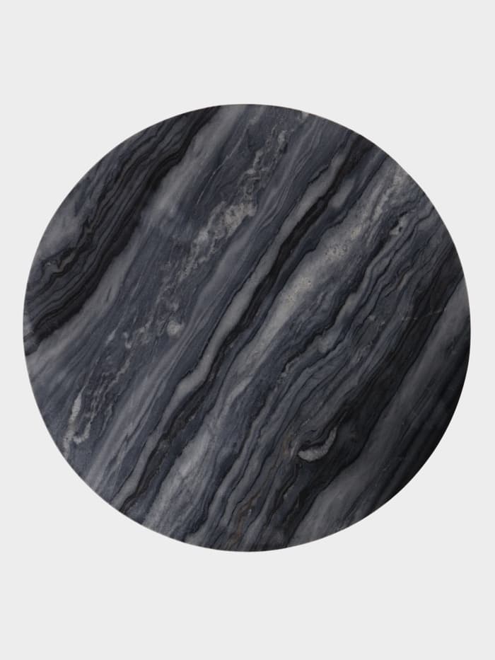 Стол кофейный, 41×41×55 см, алюминий, мрамор