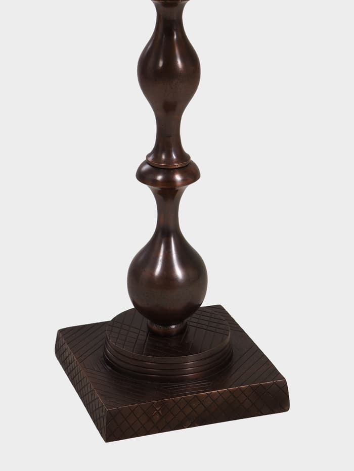 Стол кофейный, 41×41×56 см, алюминий, мрамор