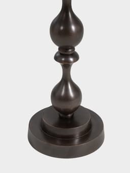 Стол кофейный, 41×41×57 см, алюминий, мрамор