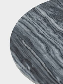 Стол кофейный, 41×41×57 см, алюминий, мрамор