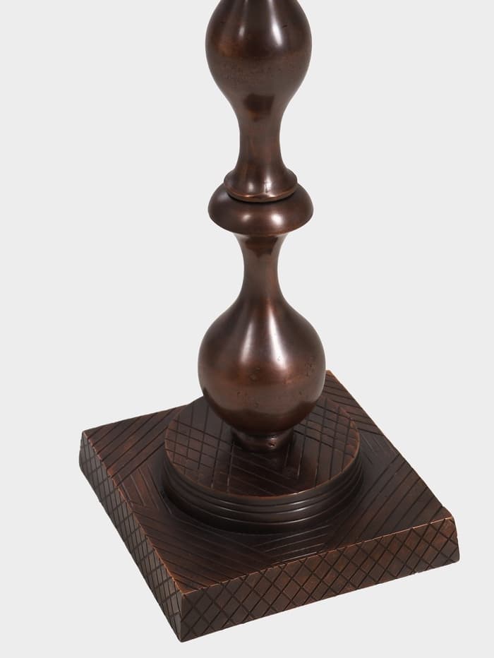 Стол кофейный, 41×41×57 см, алюминий, мрамор